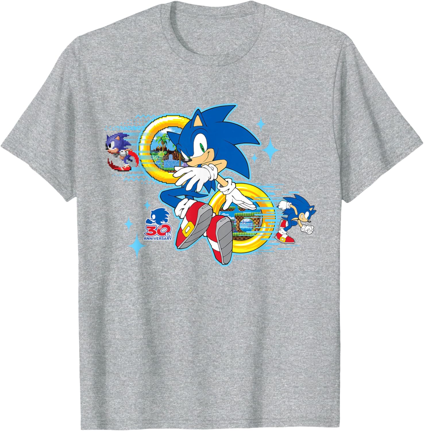 Sonic the Hedgehog 30th Anniversary Short Sleeve Tee for Fans - 18