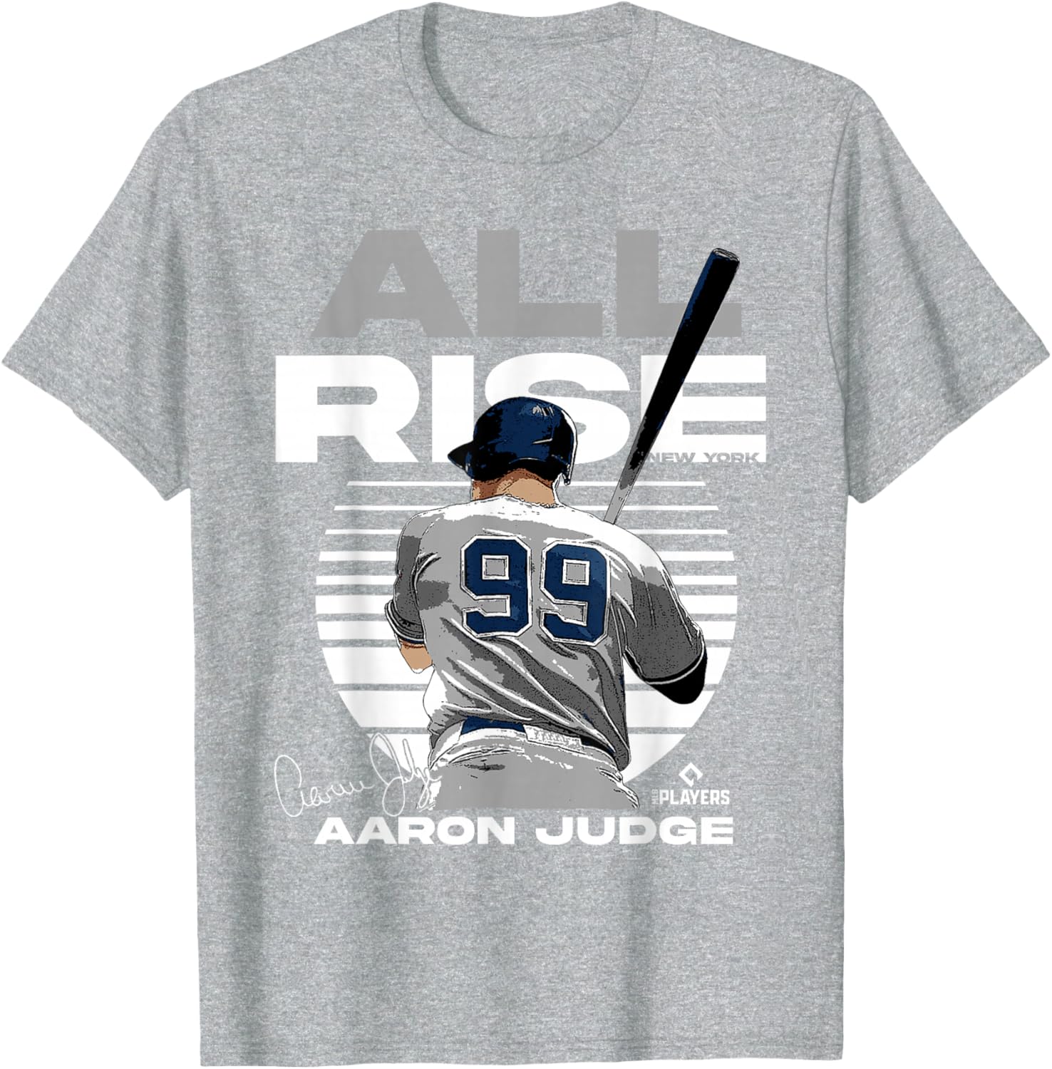 Aaron Judge All Rise T-Shirt New York MLBPA Apparel for Fans - 2