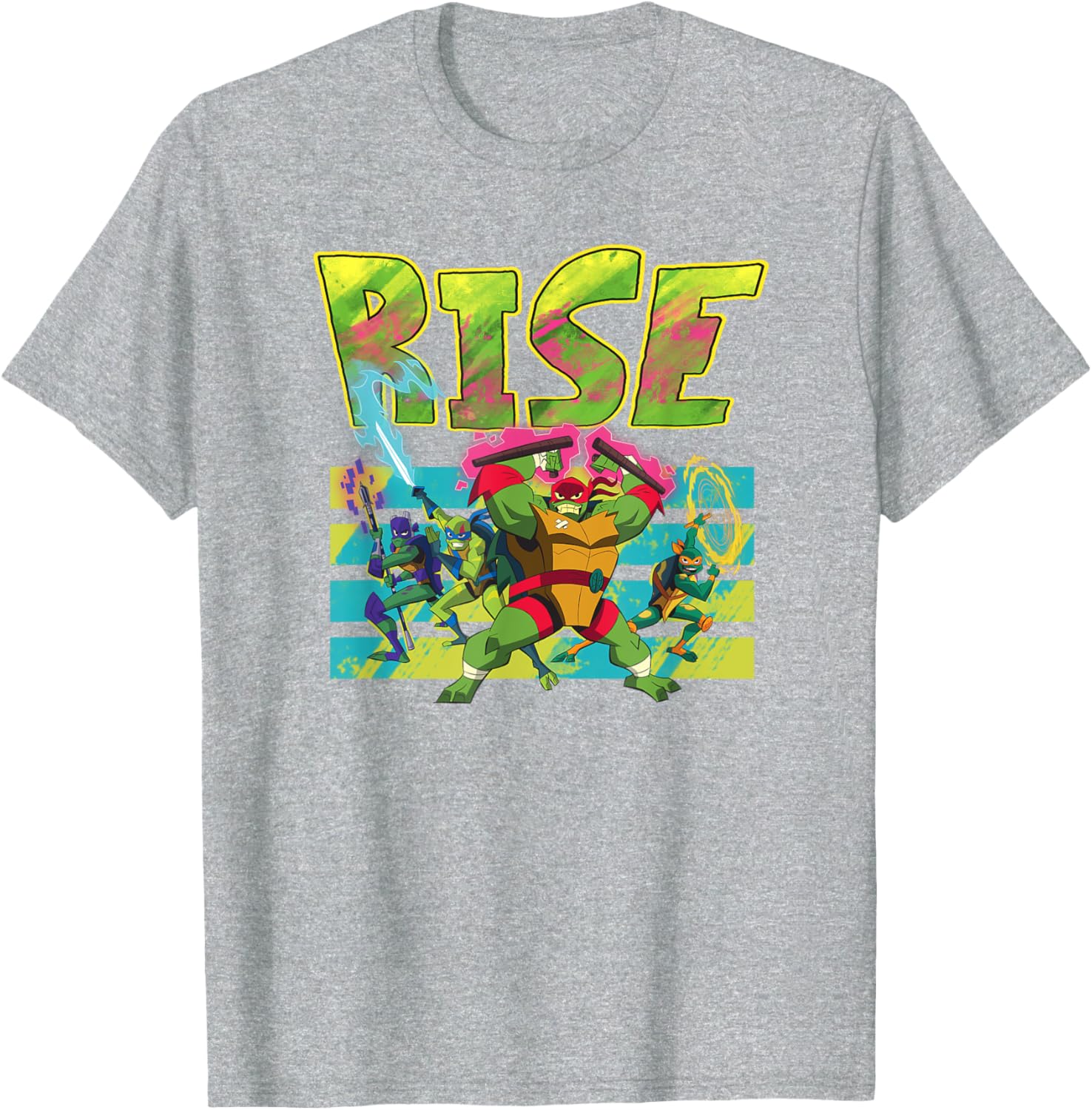 Mademark Teenage Mutant Ninja Turtles Splatter Paint T-Shirt for Fans - 6