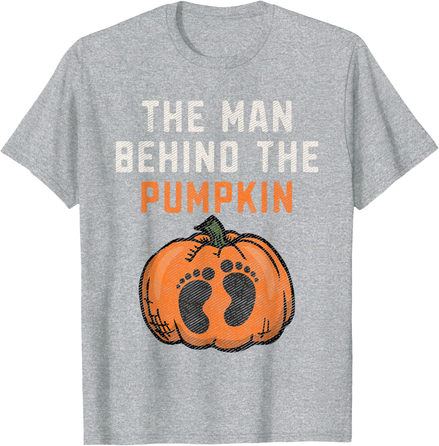 Funny Pumpkin Dad Halloween Pregnancy Reveal T-Shirt for Expecting Fathers - 9