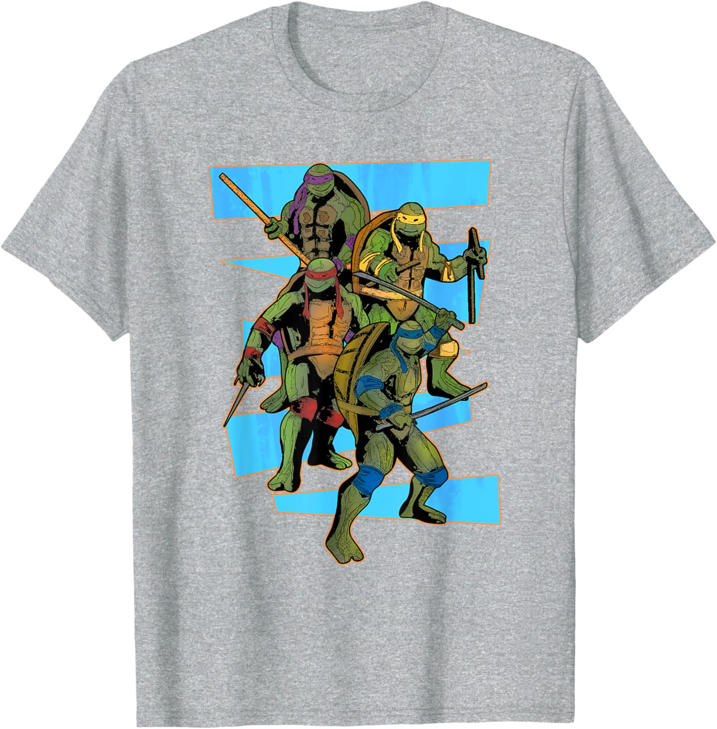 Mademark TMNT T-Shirt Featuring Donatello, Michelangelo, Raphael, Leonardo - 1
