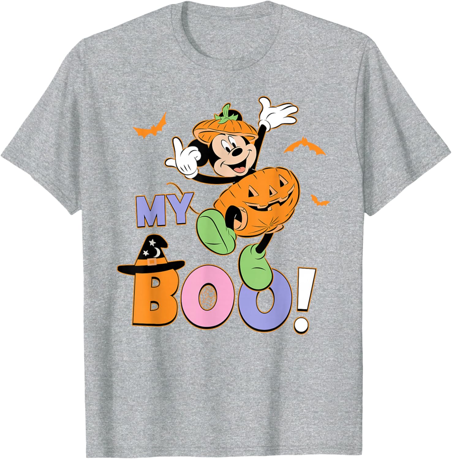Disney Mickey Mouse My Boo Couples Halloween T-Shirt for Fun Halloween Style - 8