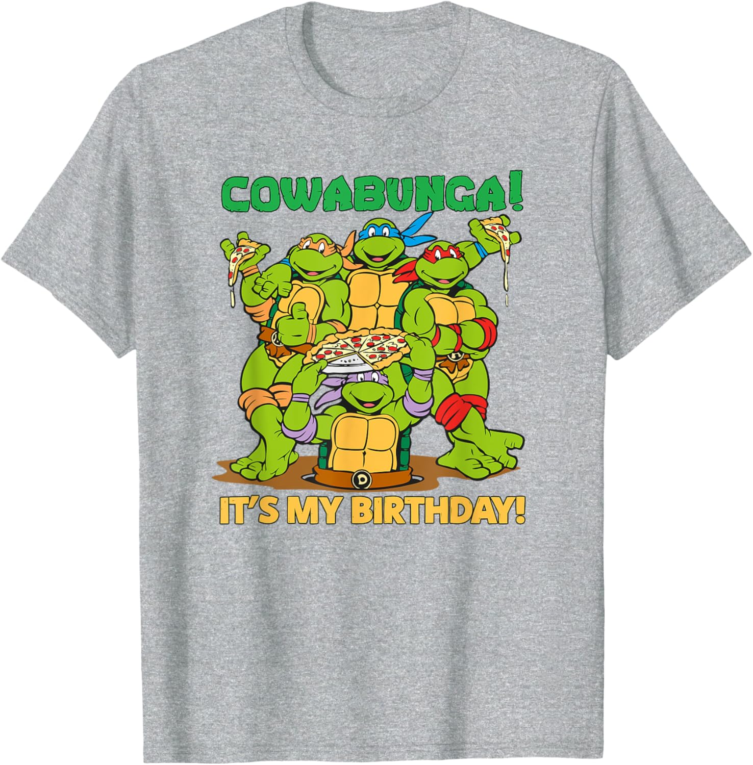 Mademark Teenage Mutant Ninja Turtles Birthday T-Shirt for Kids - 5