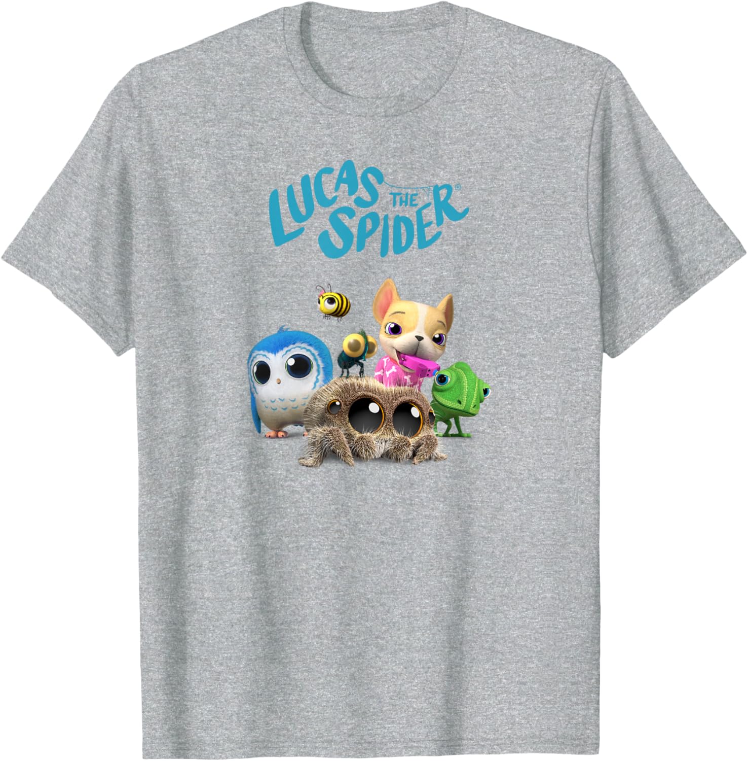 Lucas the Spider and Friends Cute T-Shirt for Kids and Adults - 10