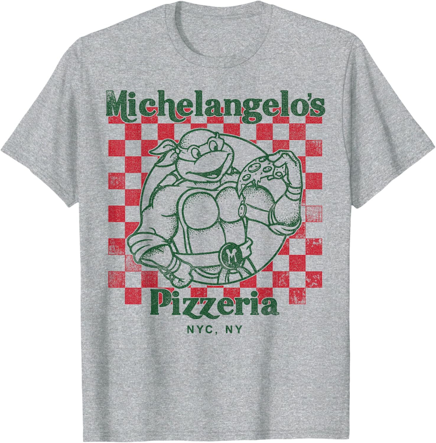 Teenage Mutant Ninja Turtles Mikey's Yummy Pizza Short Sleeve T-Shirt - 8