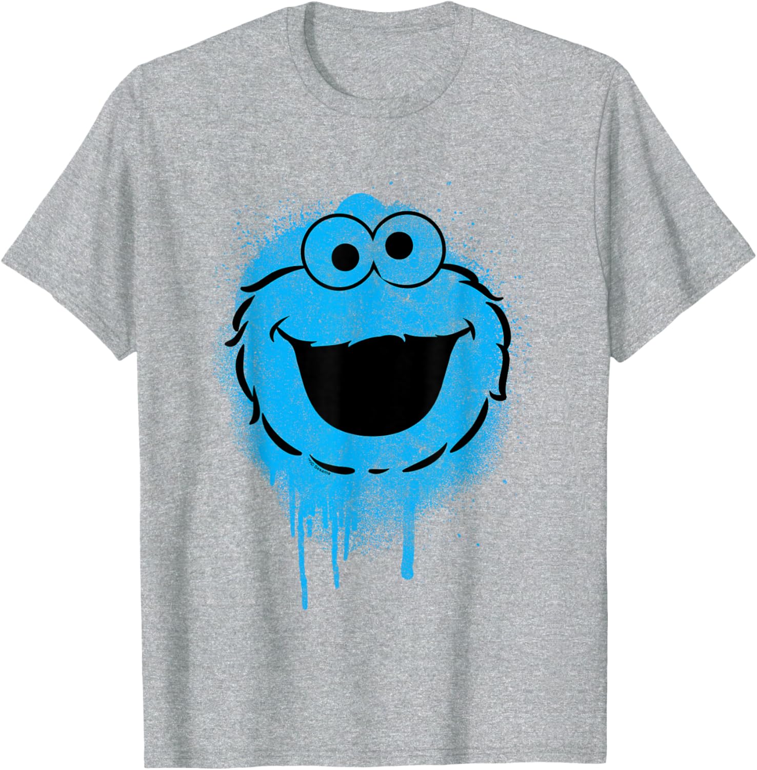 Sesame Street Cookie Monster Graffiti T-Shirt for Fun and Style - 7