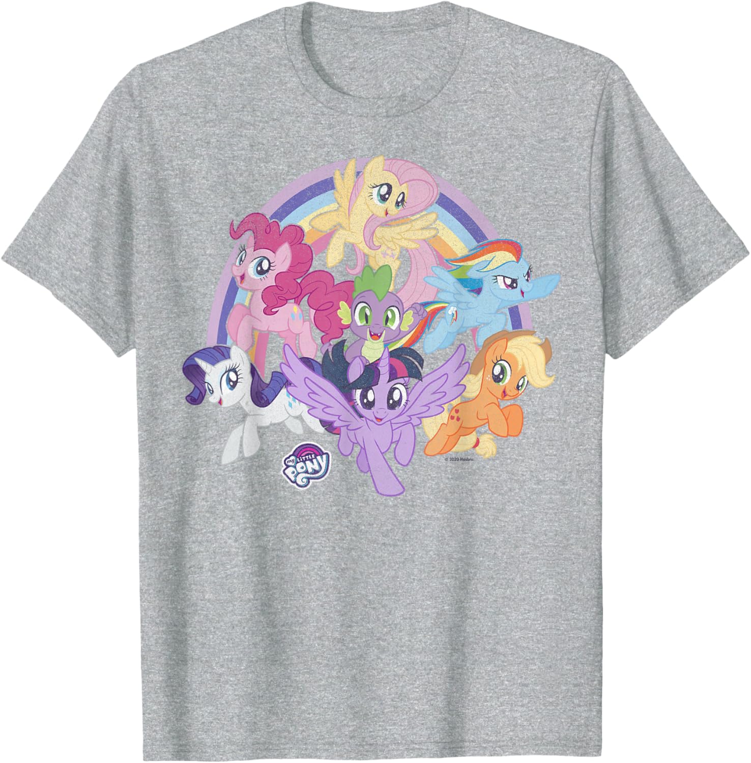 My Little Pony Rainbow Pony Group Shot T-Shirt for Fans and Collectors - 1