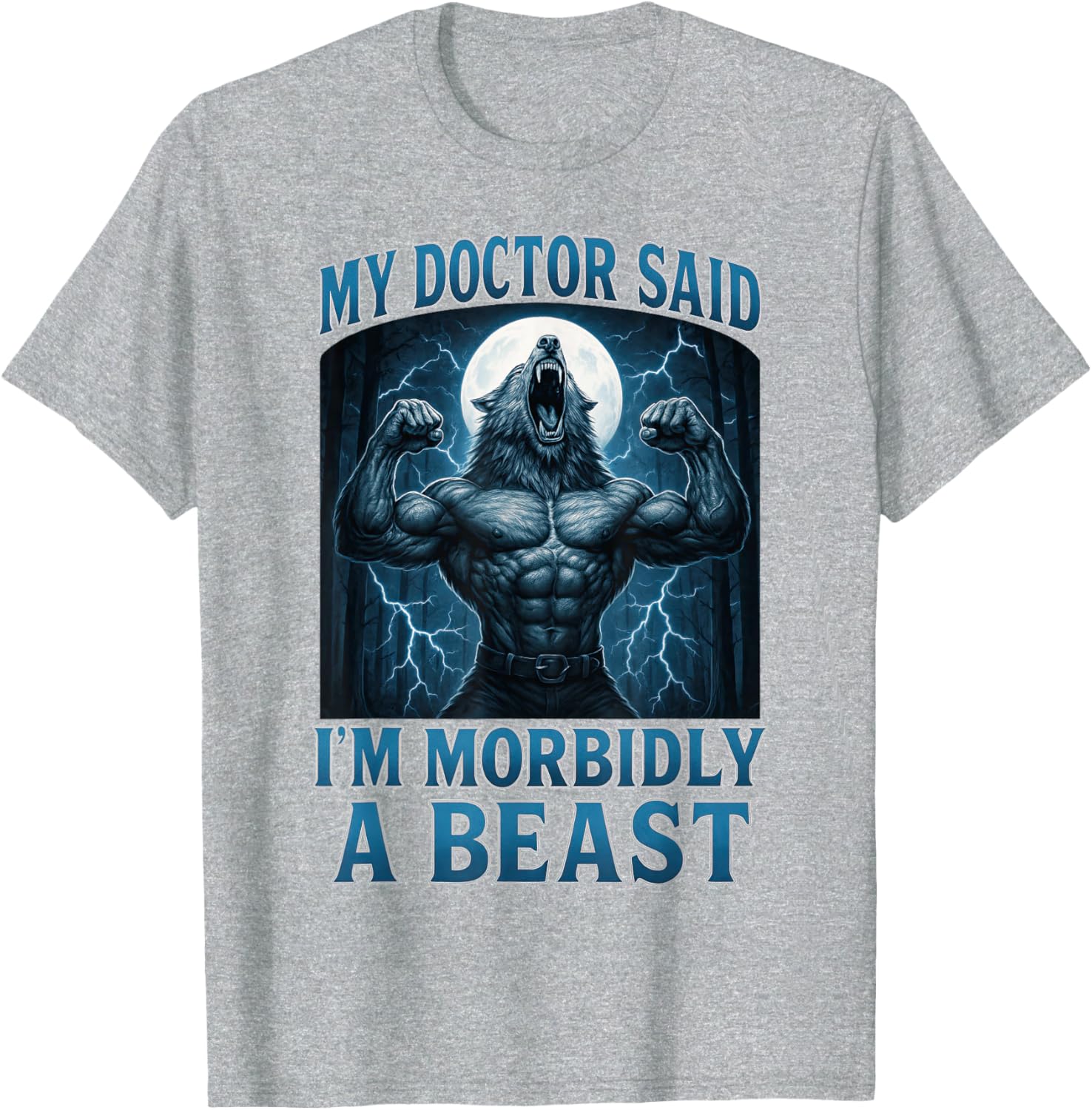 Funny Alpha Wolf Beast Meme Graphic Tee for Men, Women, and Teens - 29