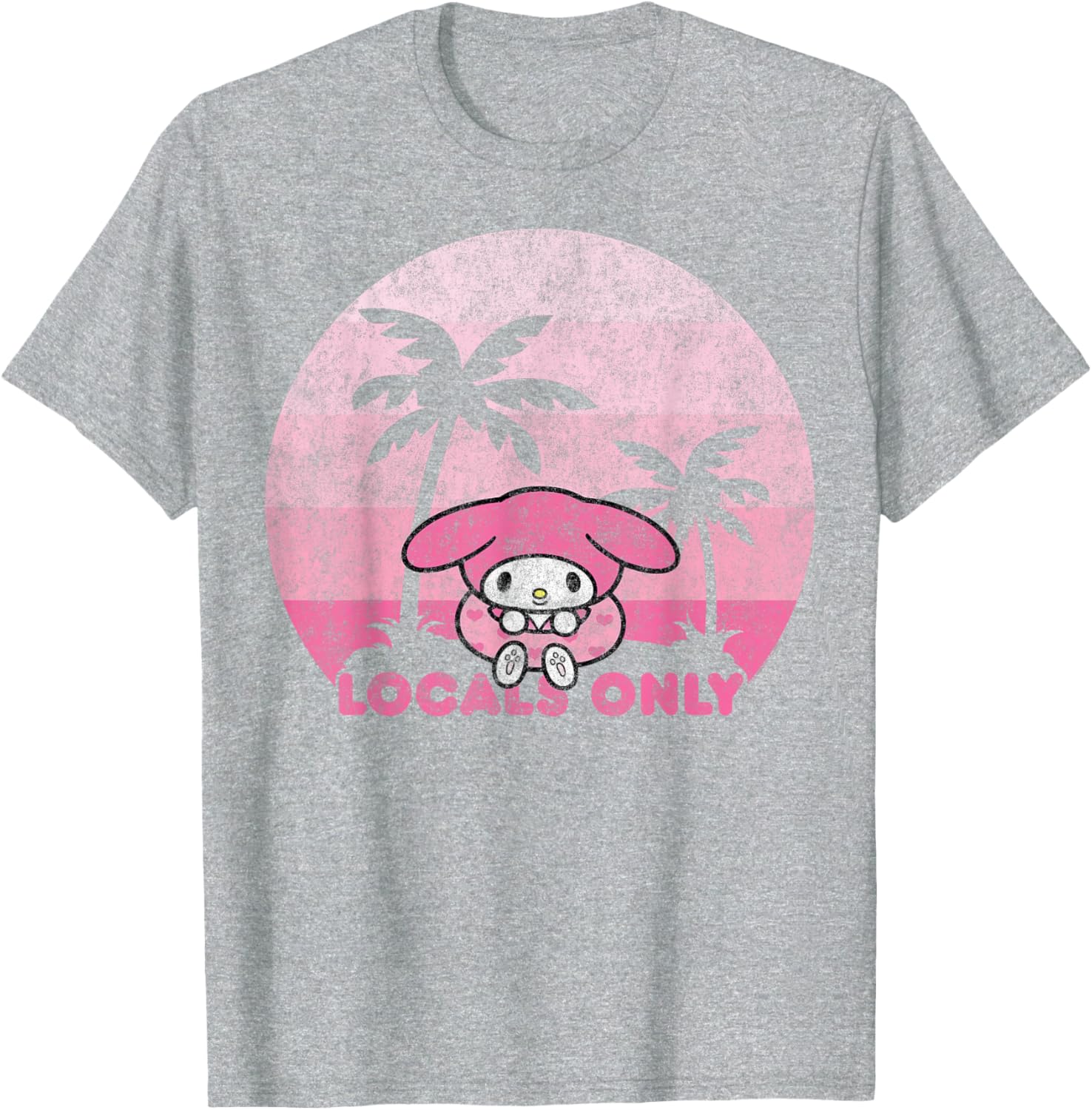 My Melody Locals Only T-Shirt for Cute and Casual Style Lovers - 15