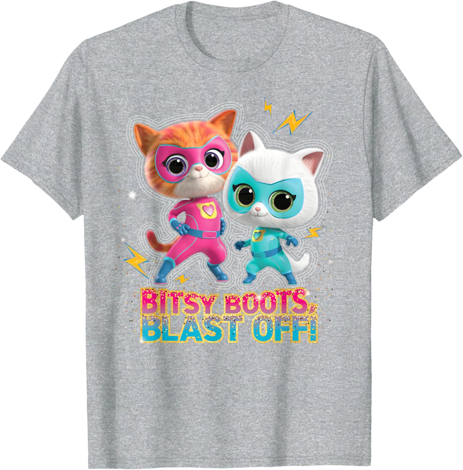 Disney Junior SuperKitties Ginny and Bitsy Blast Off T-Shirt for Kids - 18