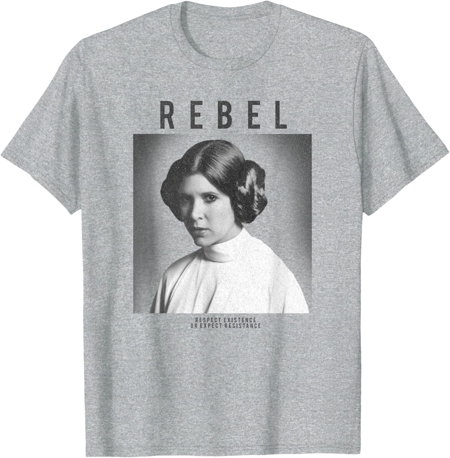 Star Wars Princess Leia Rebel Box Up Respect Existence T-Shirt for Fans - 2