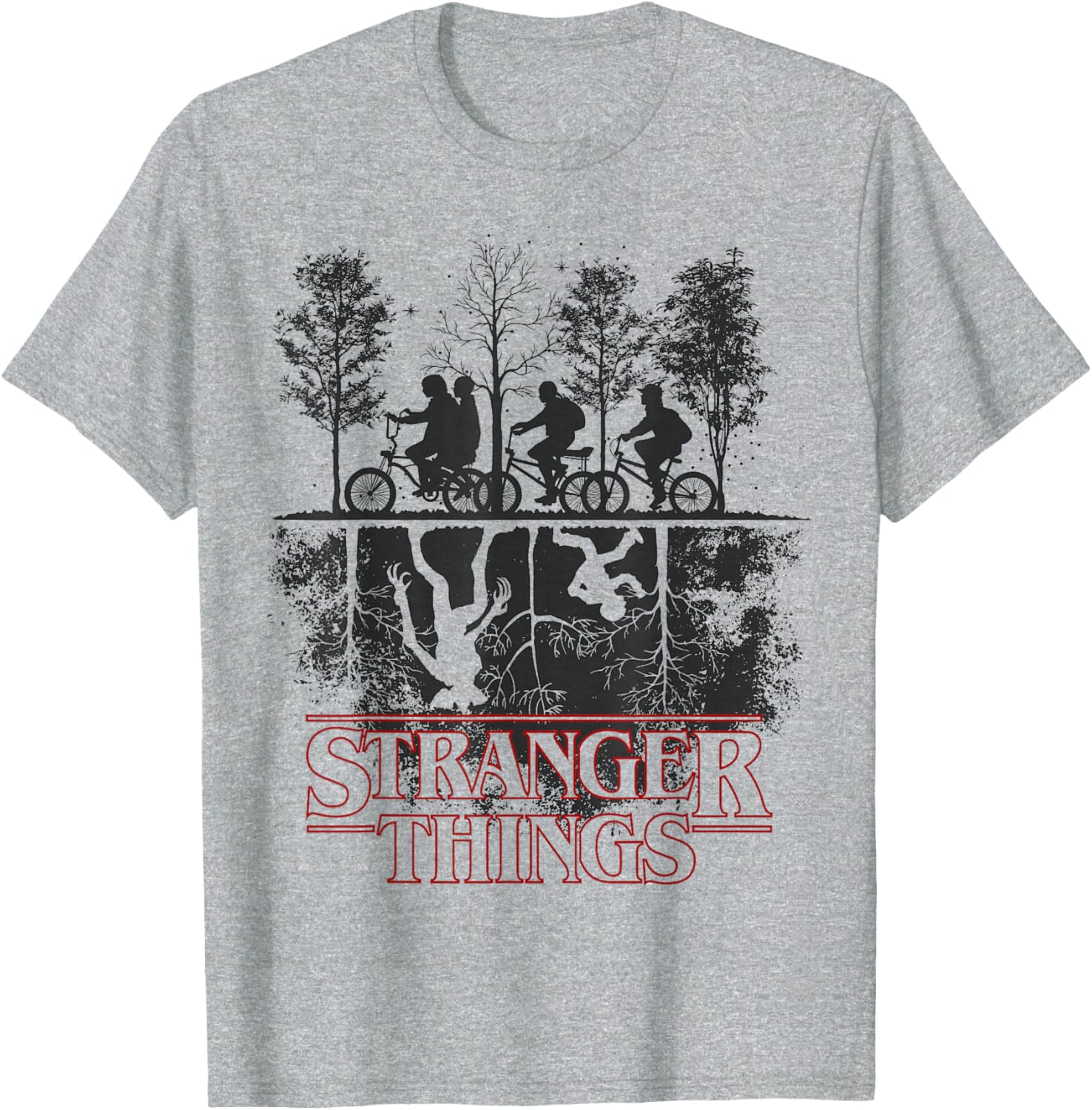 Stranger Things Upside Down Logo T-Shirt - Unisex Fan Apparel - 1