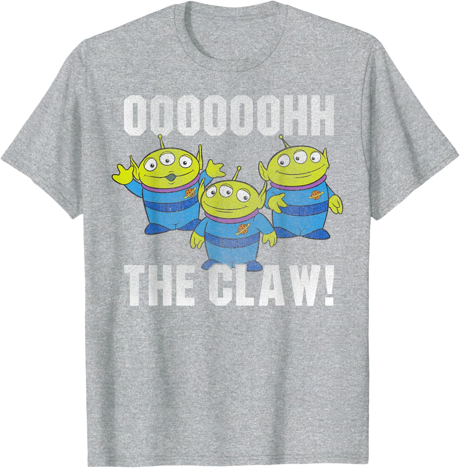 Disney Pixar Toy Story Alien Oooooh The Claw Distressed T-Shirt for Fans - 5