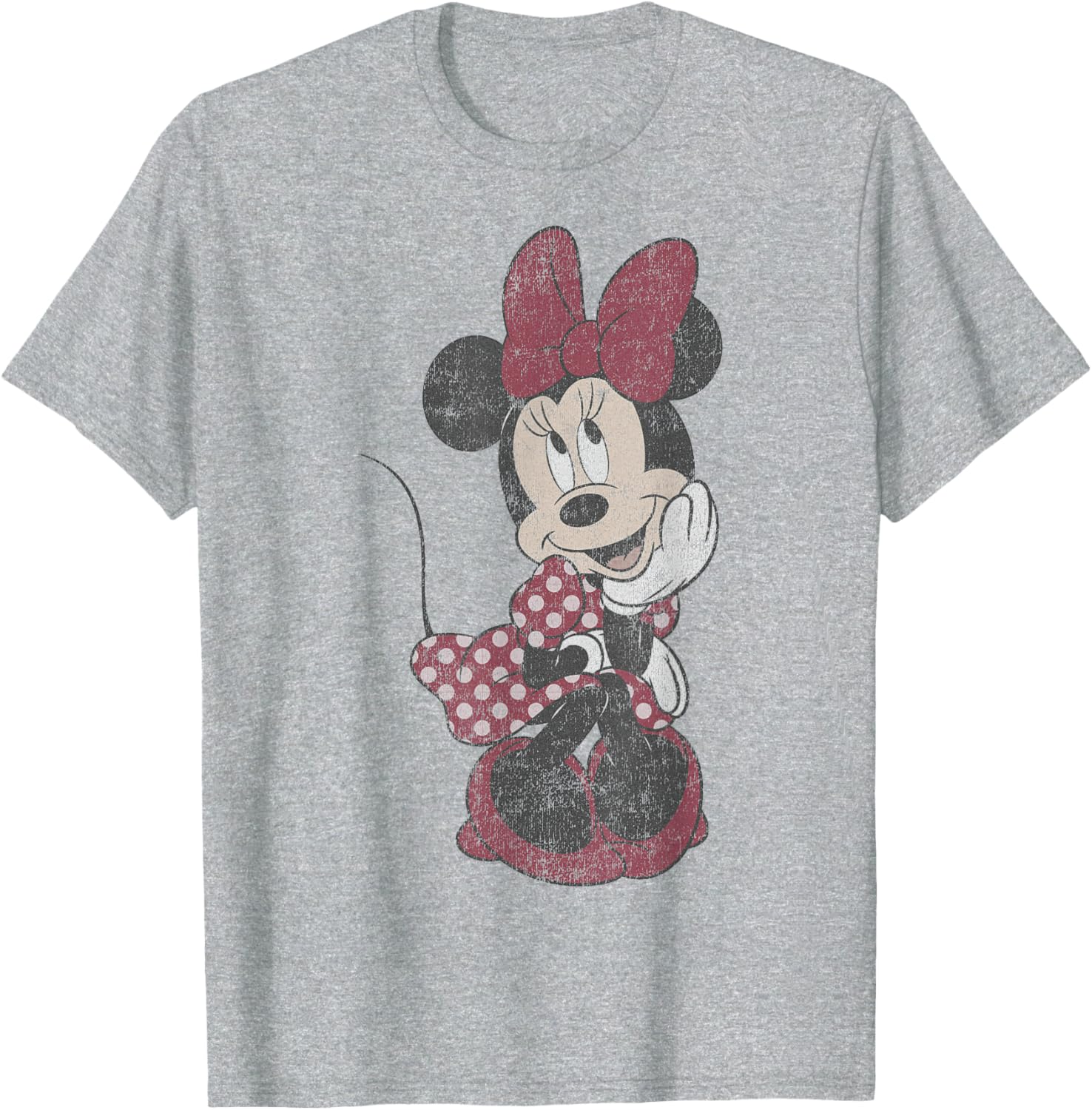 Minnie Mouse Vintage Shy T-Shirt for Disney Fans - Cute Mickey Design - 2