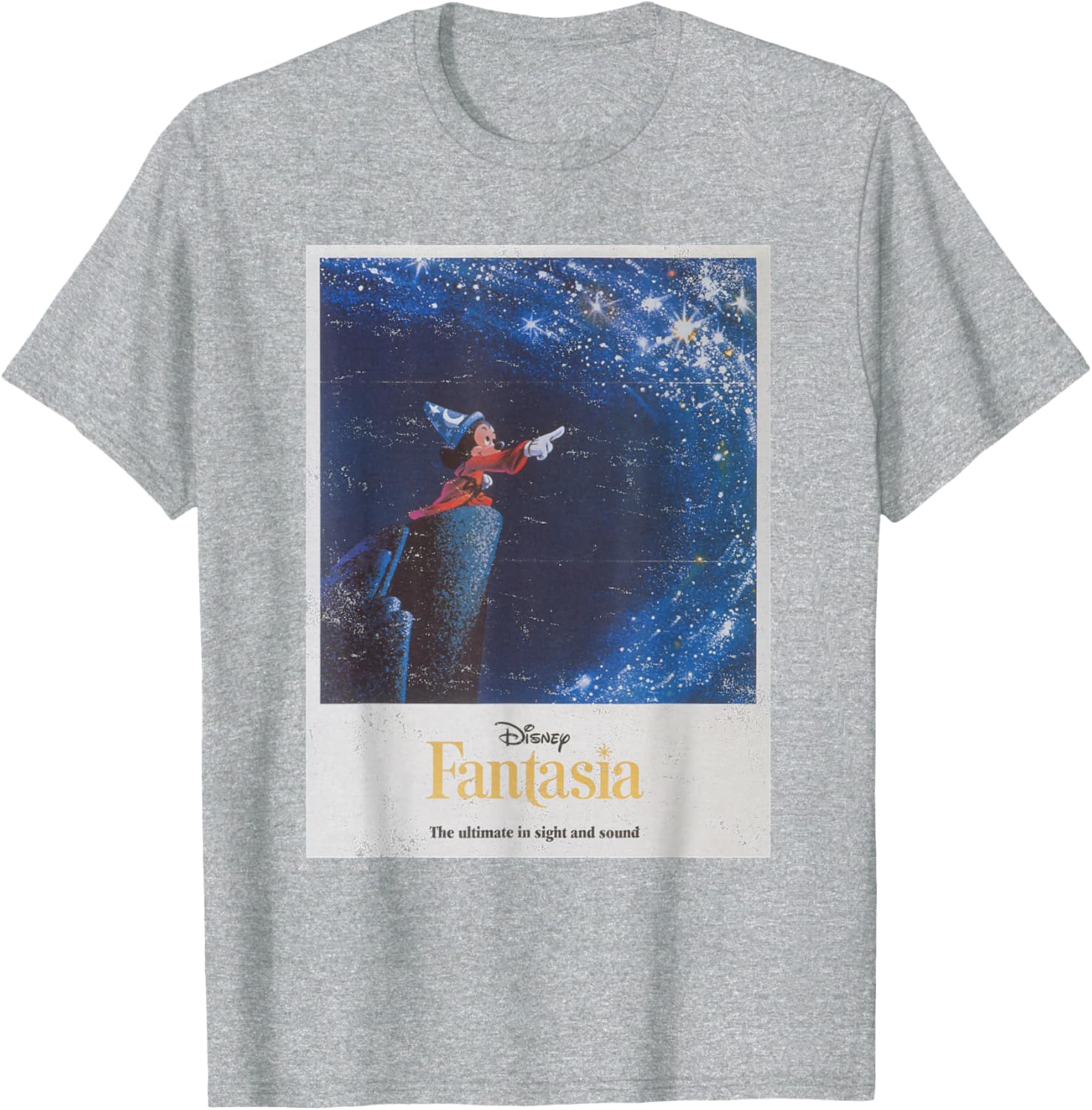 Disney Mickey Mouse Fantasia Retro Poster T-Shirt for Fans and Collectors - 19