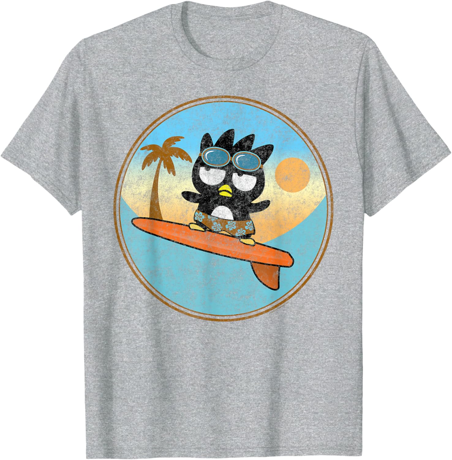 Badtz-Maru Surfing T-Shirt for Fun Beach Style and Comfort - 2