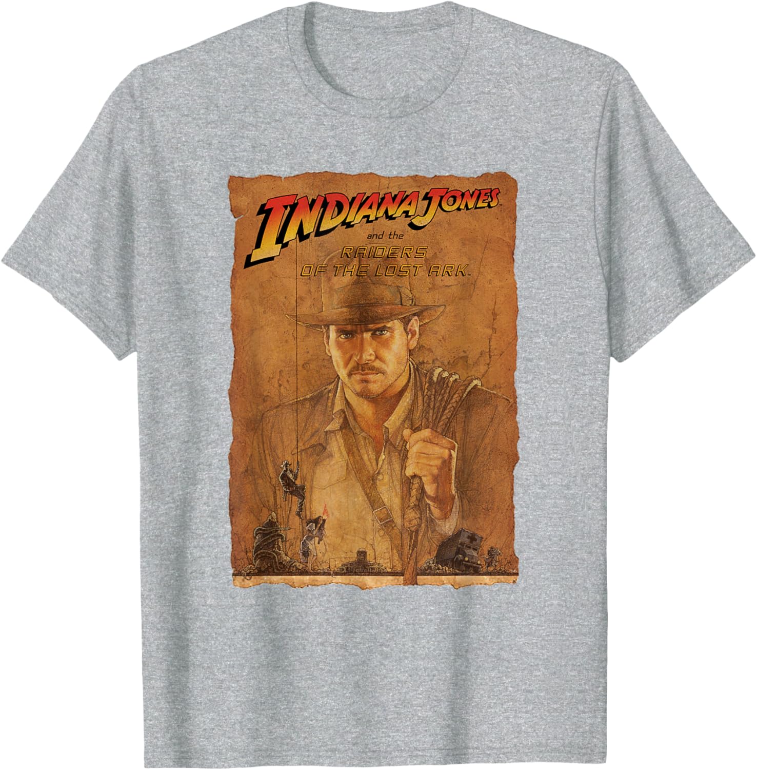 Indiana Jones Raiders of the Lost Ark Poster Art T-Shirt for Fans - 26