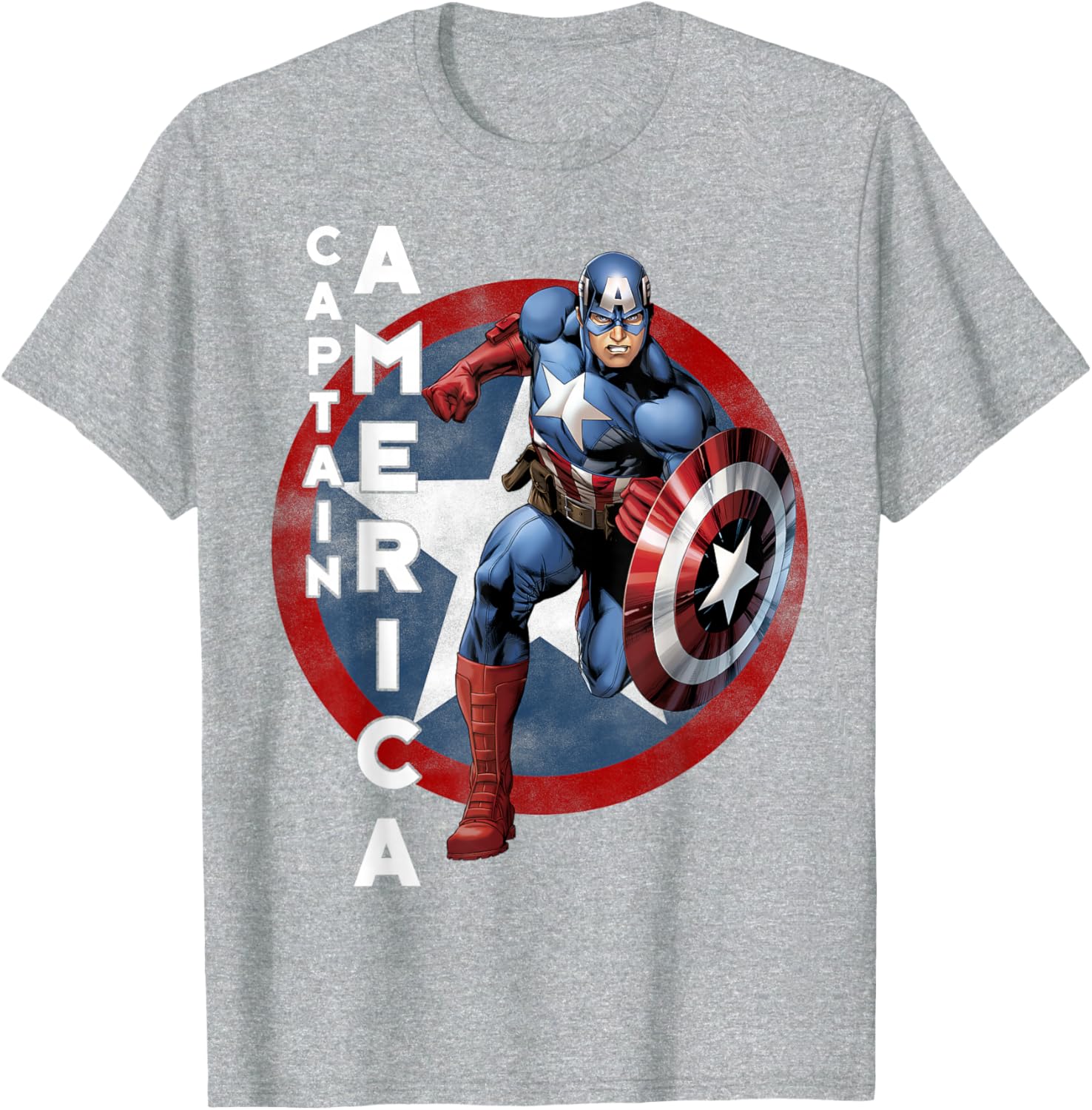 Vintage Captain America T-Shirt Marvel Avengers Icon for Fans and Collectors - 2