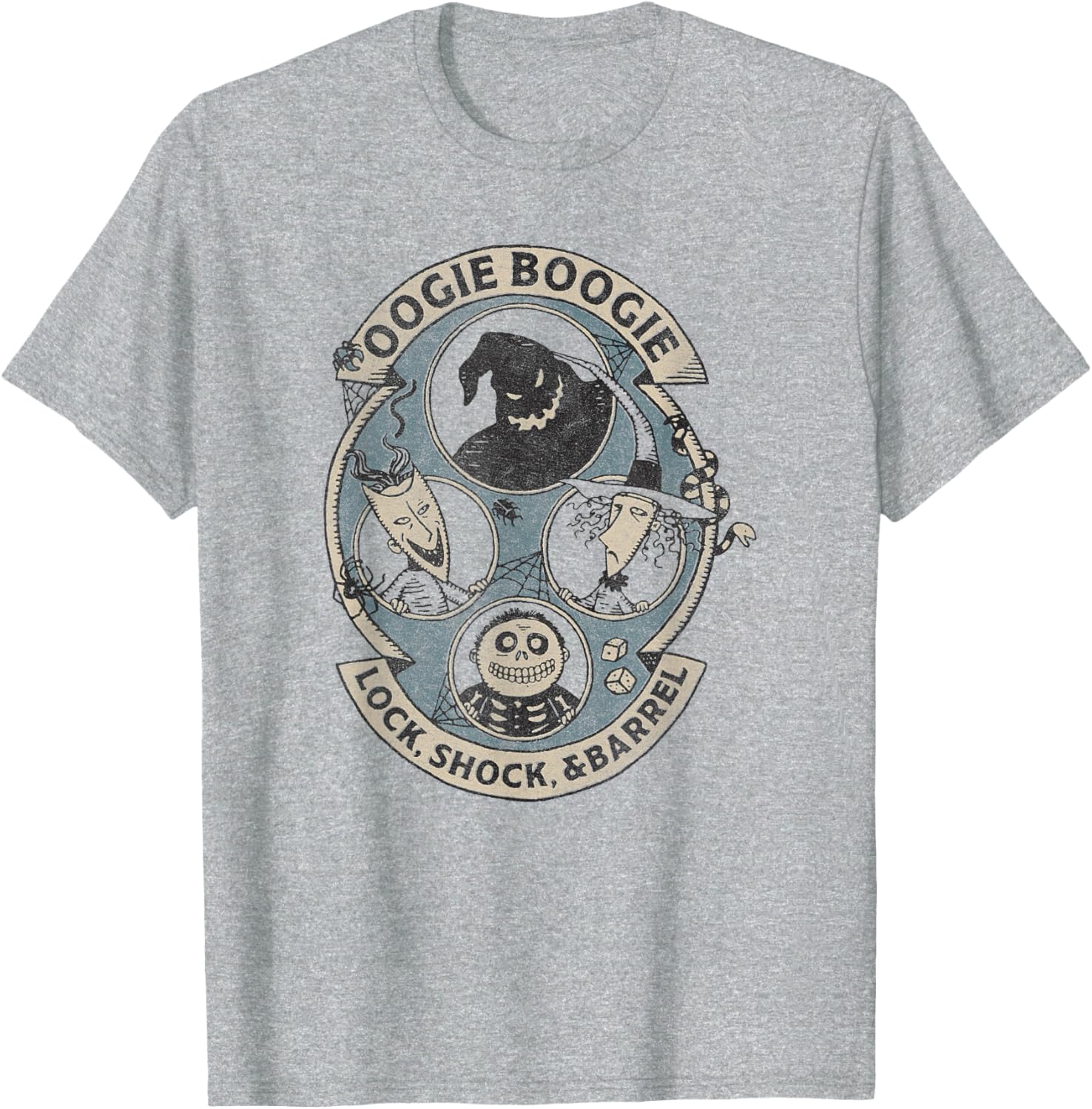 Disney Nightmare Before Christmas Villain Cast T-Shirt for Fans - 9