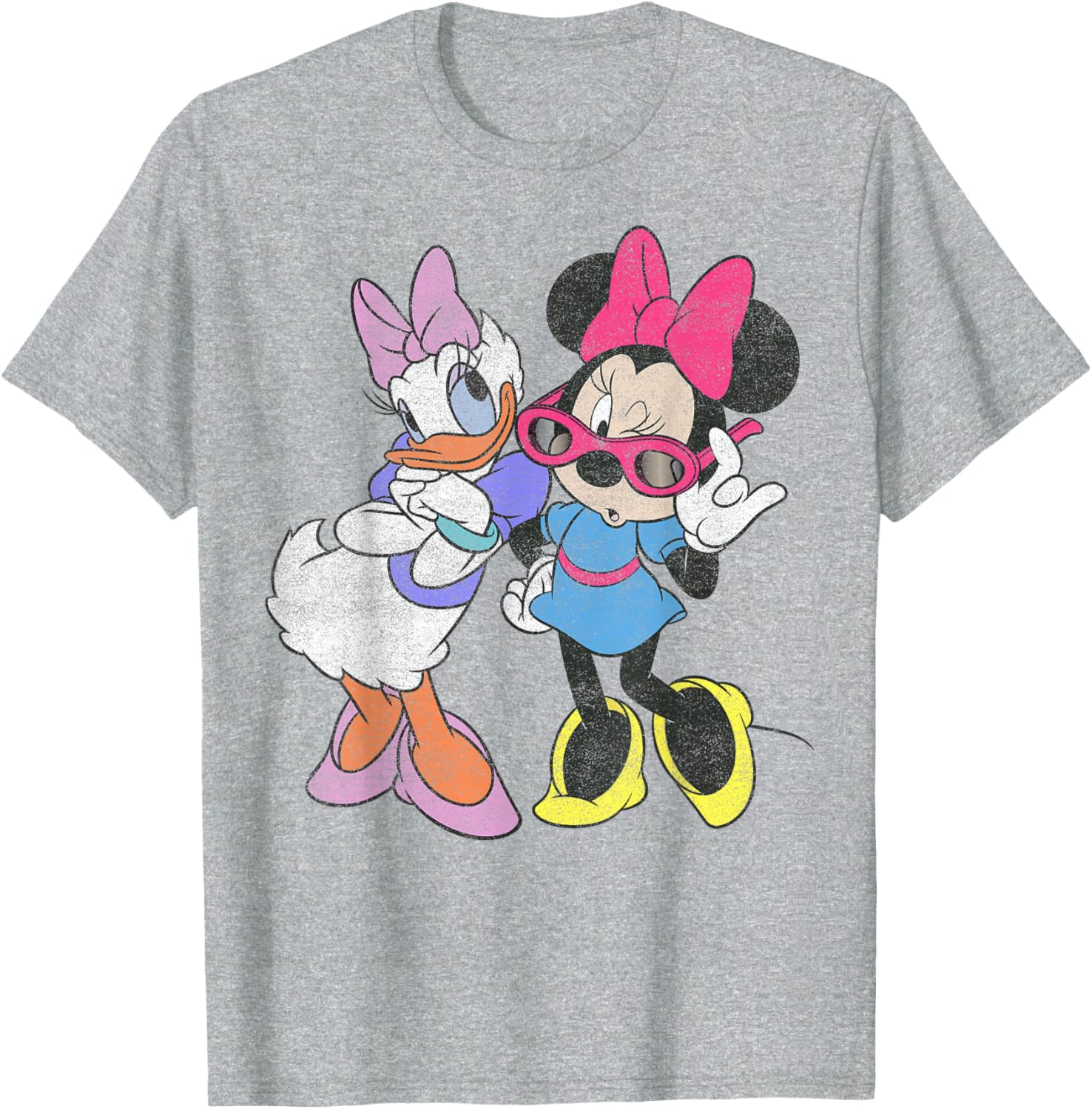 Disney Mickey and Friends Daisy and Minnie Short Sleeve T-Shirt for Kids - 13