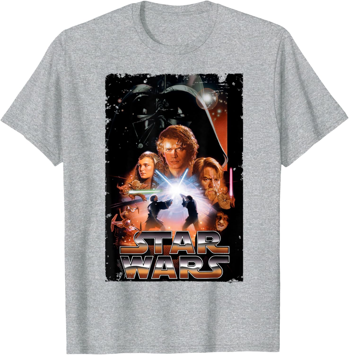 Vintage Star Wars Revenge of the Sith T-Shirt for Disney Fans - 11