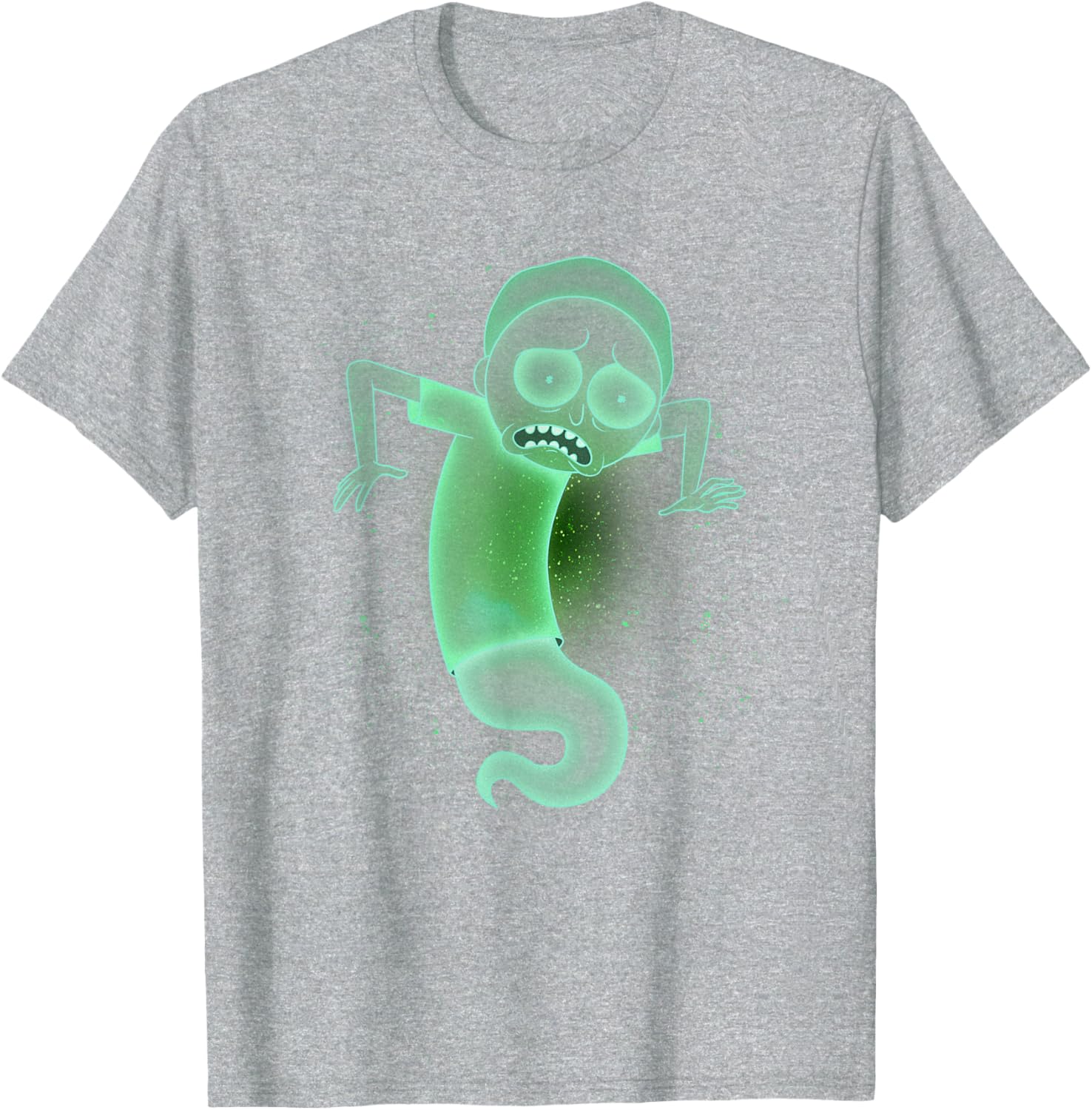 Rick and Morty Ghost Morty T-Shirt - Fun and Stylish Apparel for Fans - 4