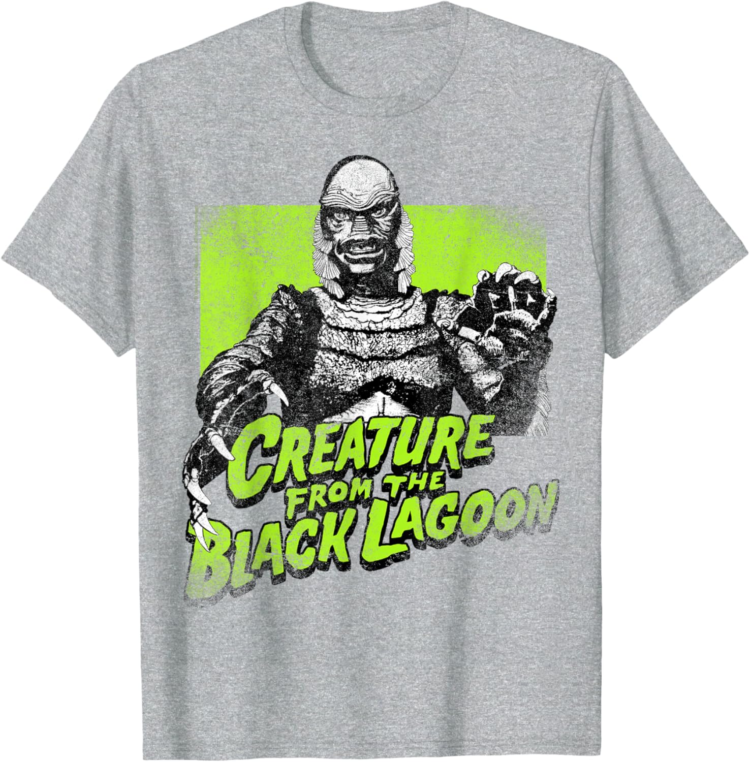 Universal Monsters Creature From The Black Lagoon Green T-Shirt for Fans - 10