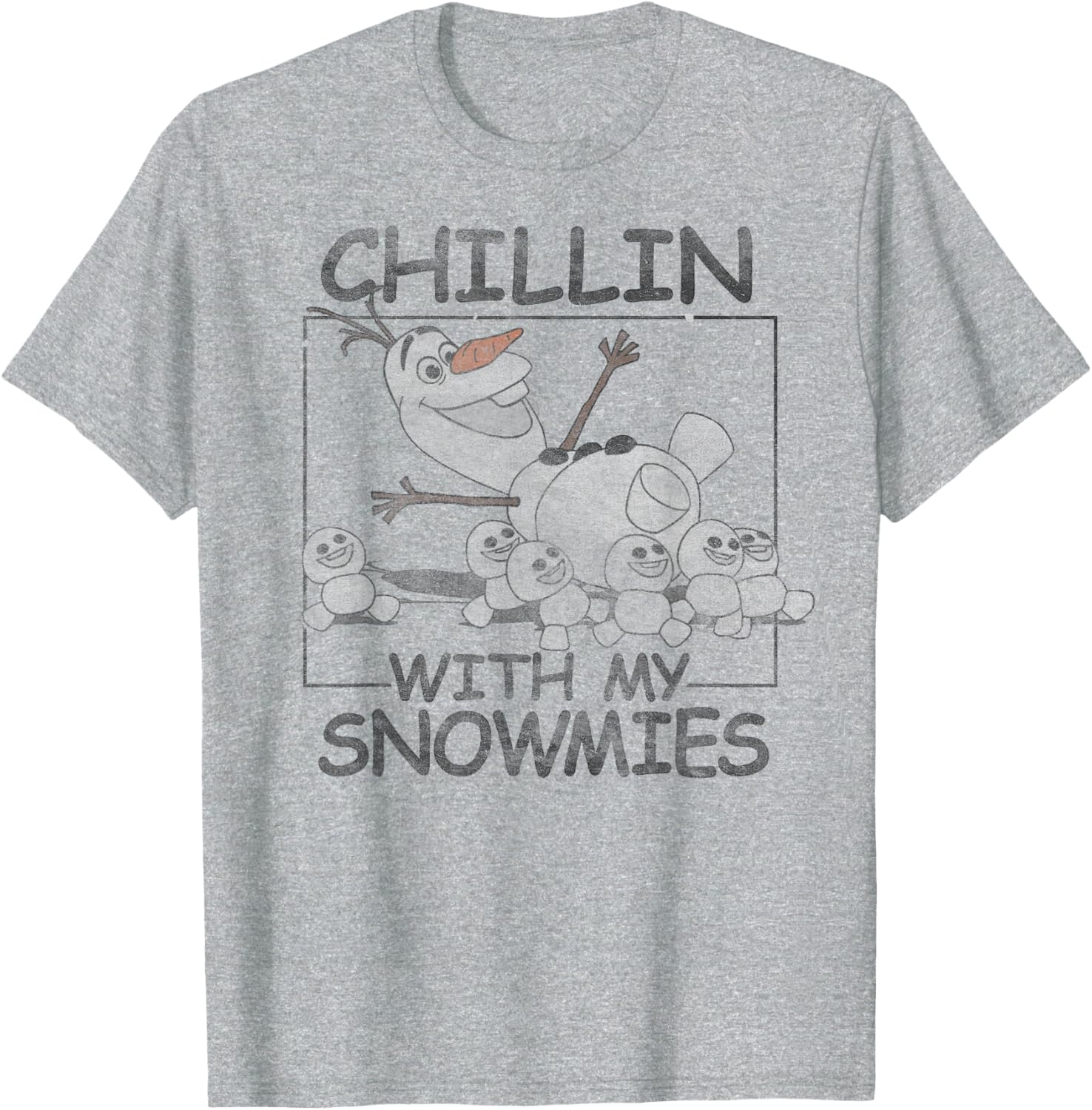 Disney Frozen Olaf Chillin With My Snowmies T-Shirt for Kids and Adults - 2