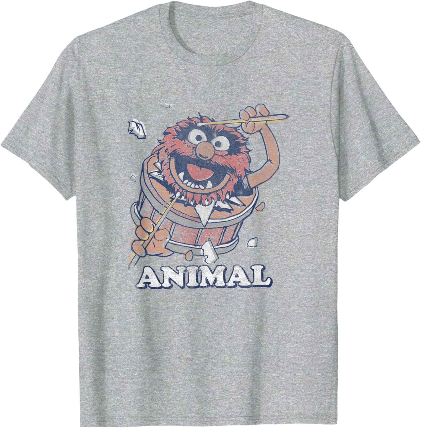Vintage Disney Muppets Animal Drummer T-Shirt for Fans and Collectors - 3