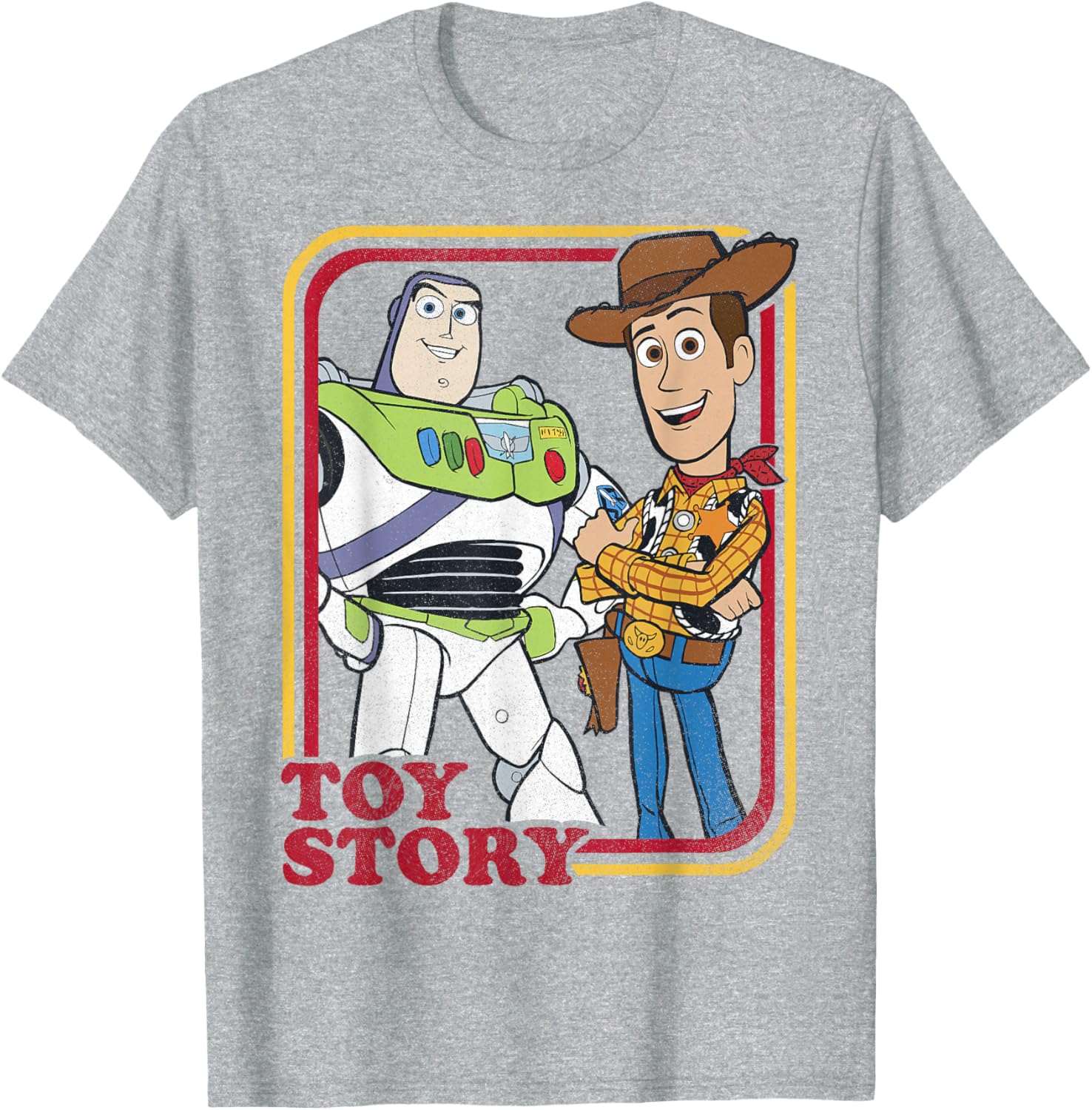 Disney Pixar Toy Story Buzz Lightyear and Woody Buds T-Shirt for Kids - 7