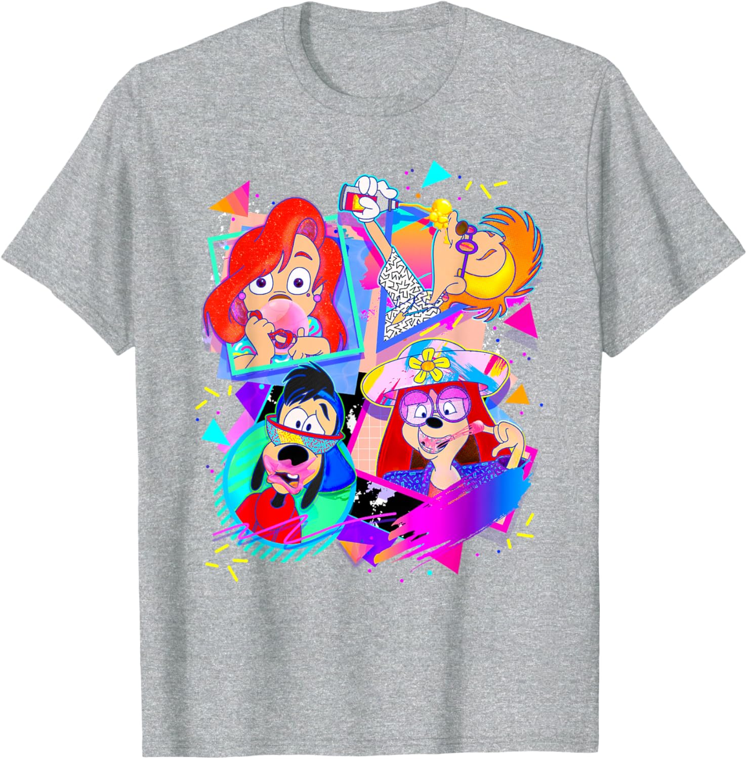 Disney A Goofy Movie Bubble Gum Retro T-Shirt for 90s Fans - 15