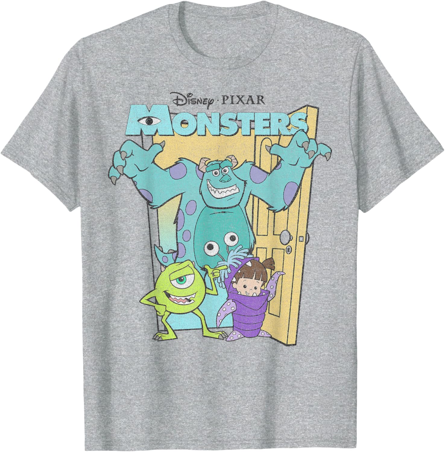 Disney Pixar Monsters Inc Mike Sulley Boo T-Shirt for Kids and Adults - 16