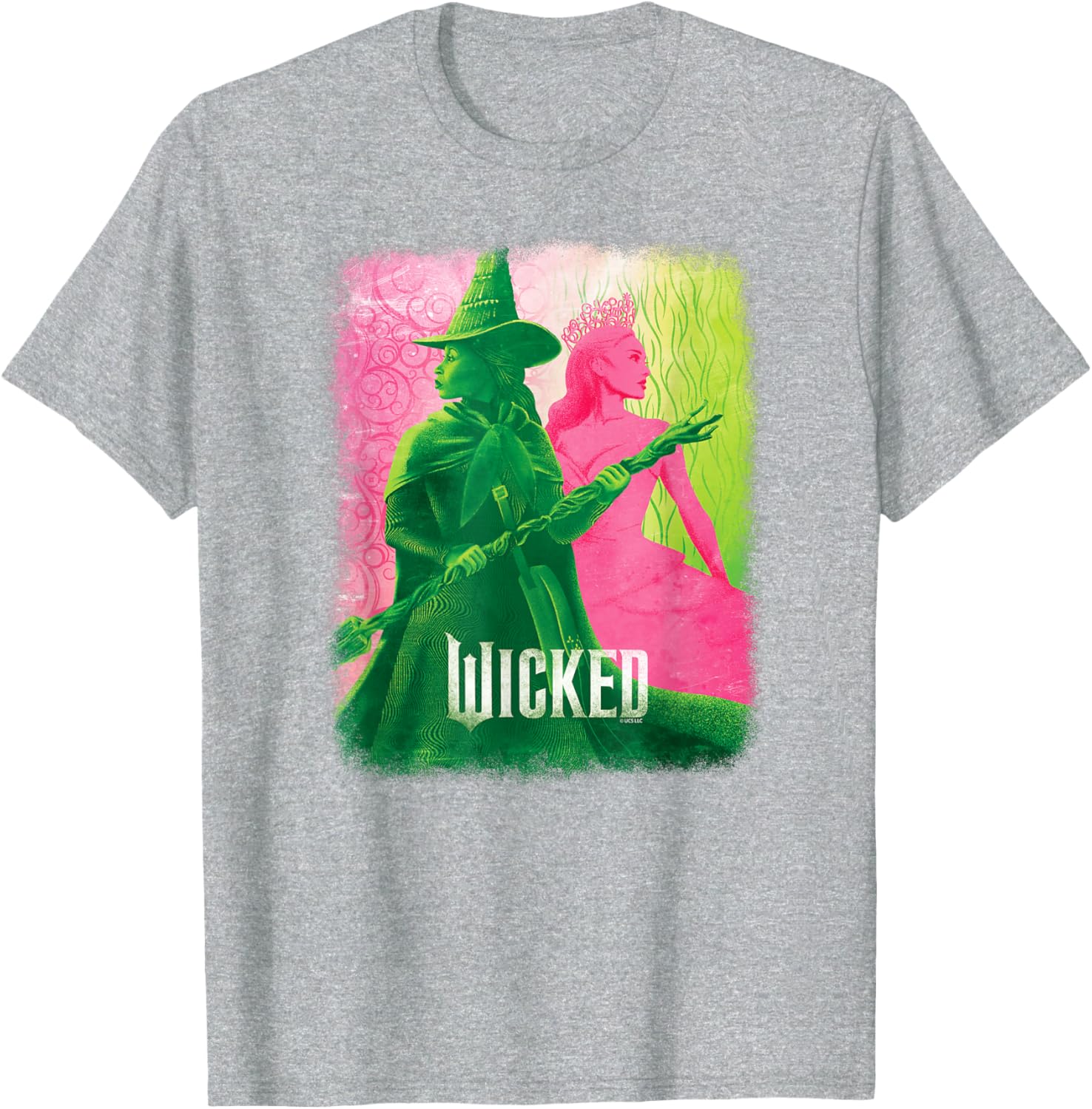 Wicked Unisex Kids Movie T-Shirt Black Small Short Sleeve Crew Neck - 4
