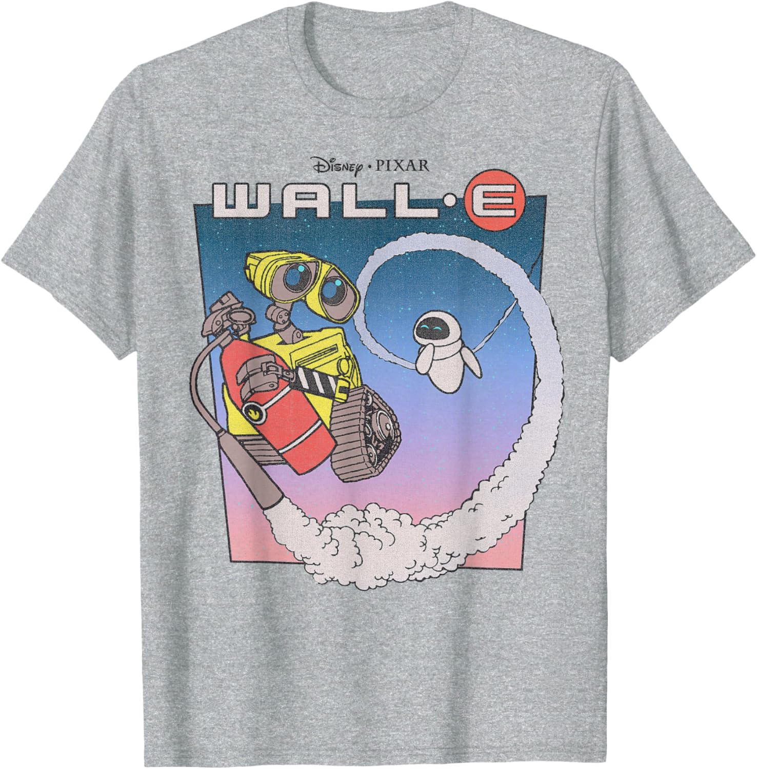 Disney Pixar Wall-E Eve Retro Distressed T-Shirt for Fans and Collectors - 2