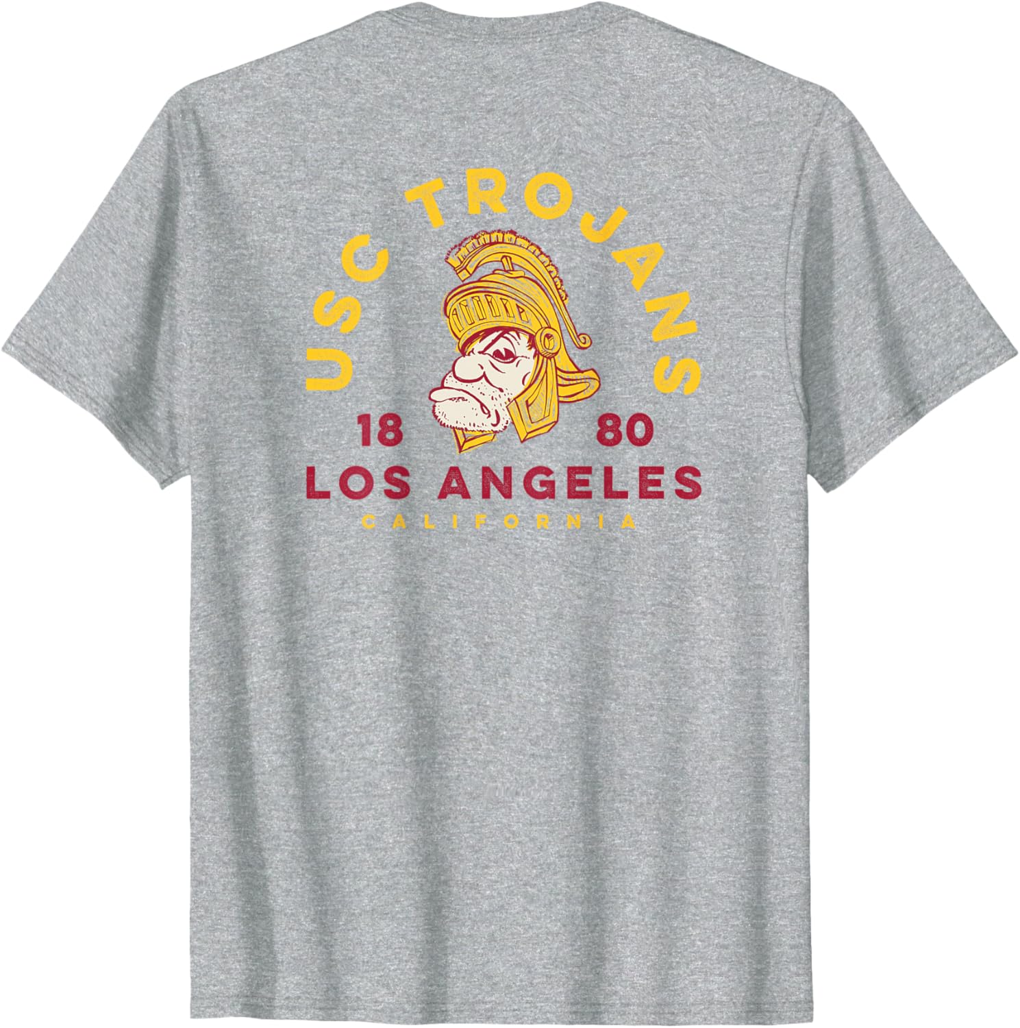 USC Trojans Tommy Sketch Gold Cardinal T-Shirt for Sports Fans - 4
